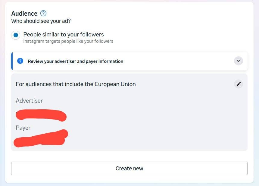 choose audience